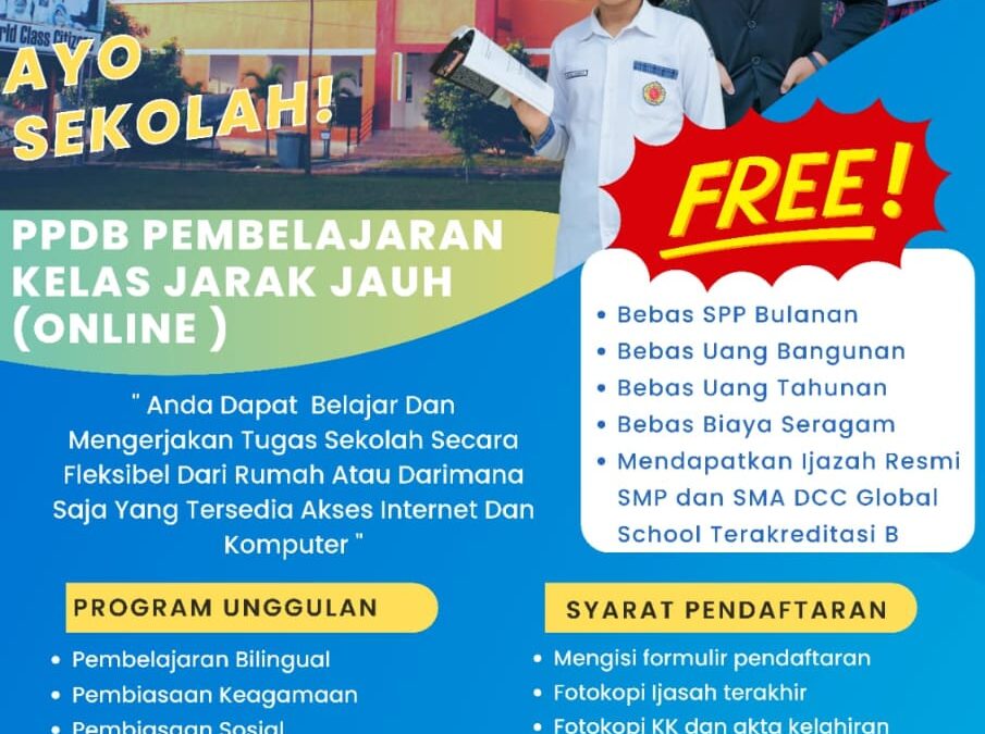 PPDB SD – SMP DCC GLOBAL SCHOOL . TA. 2024-2025