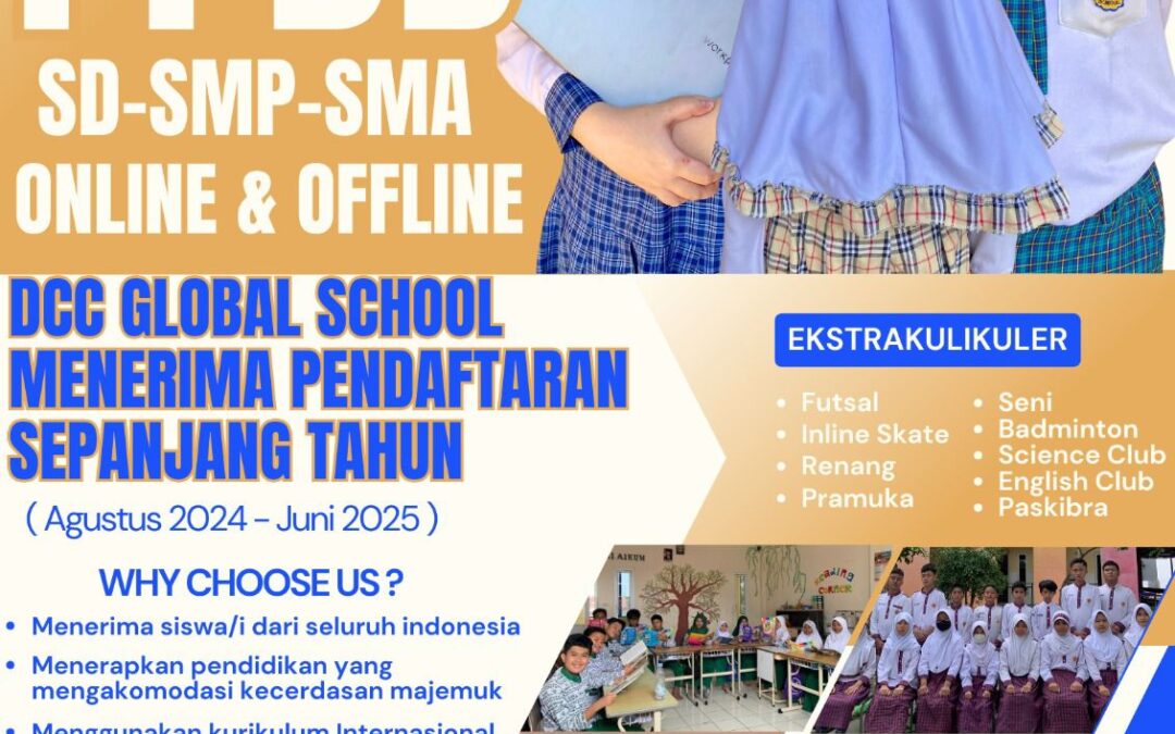 Penerimaan Siswa-siswi Kelas Online DCC Global School