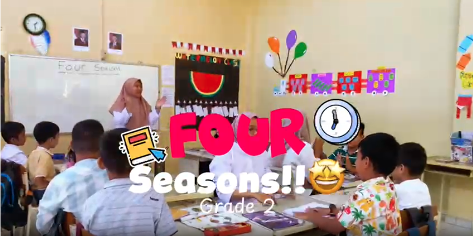 Musim-musim yang indah! 🌸☁ Siswa-siswi Grade 2